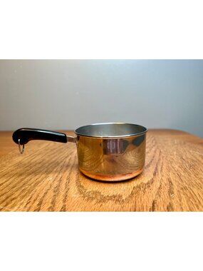 Vintage Revere Ware Copper Bottom Measuring Cup: 1-Cup Stainless Steel
